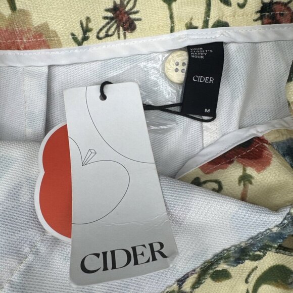 Cider Women’s Colorful Floral Romper Shortall Overall Front Pocket Sz M NEW - Picture 6 of 8